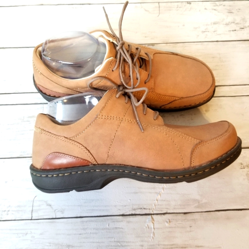 P.W. Minor Athens Leather Lace Up Oxford Ortho Loafers